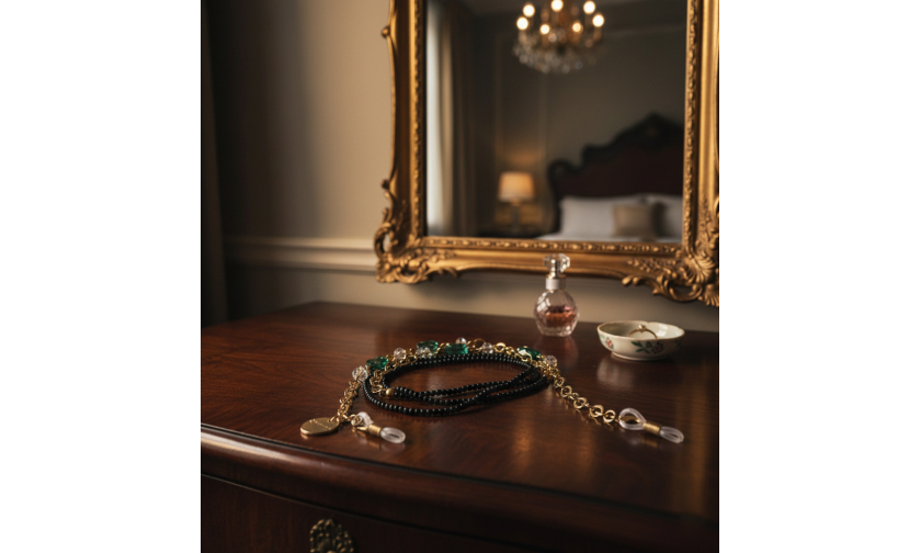 OXYS Łańcuszek C157 czarny 