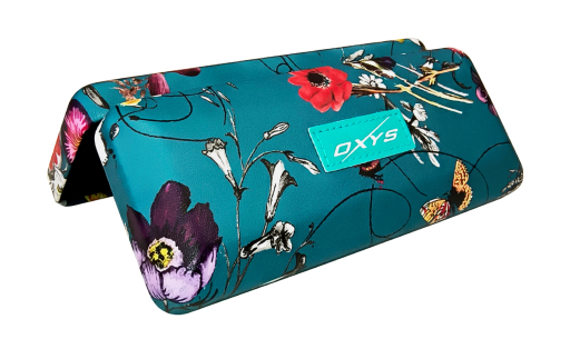 Etui OXYS kwiaty zielone