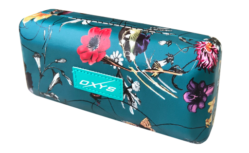 Etui OXYS kwiaty zielone